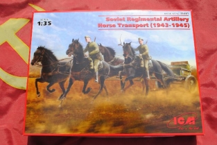 ICM.35481  Soviet Regimental Artillery Horse Transport 1943-1945